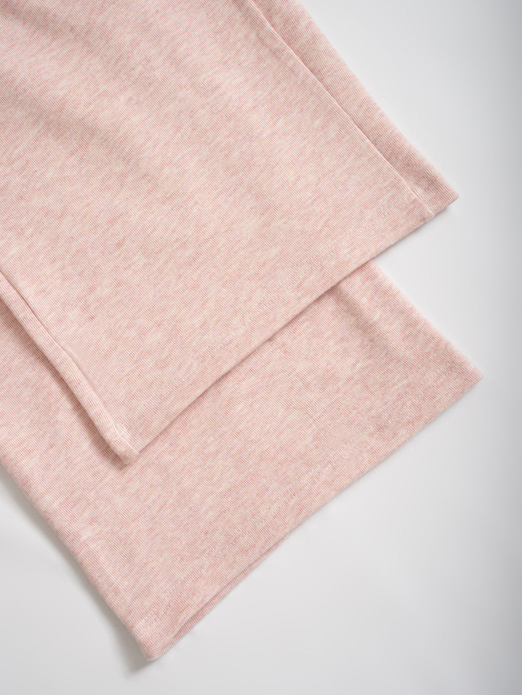 Ribbed Knit Drawstring Lounge Pants - Pink - 4
