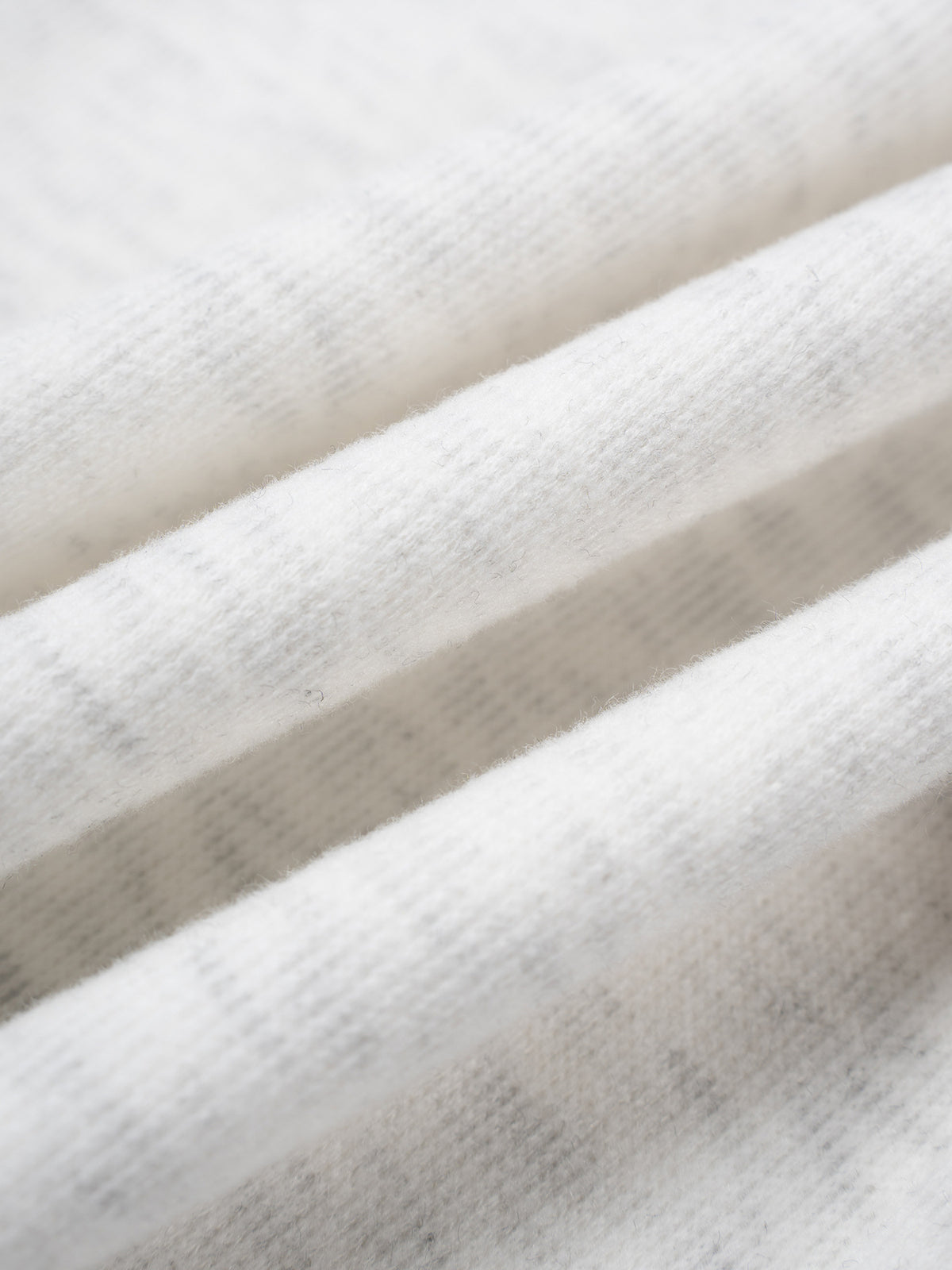 Ribbed Knit Drawstring Lounge Pants - White - 3
