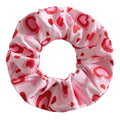 Oversized Heart Print Silky Scrunchie - NO12