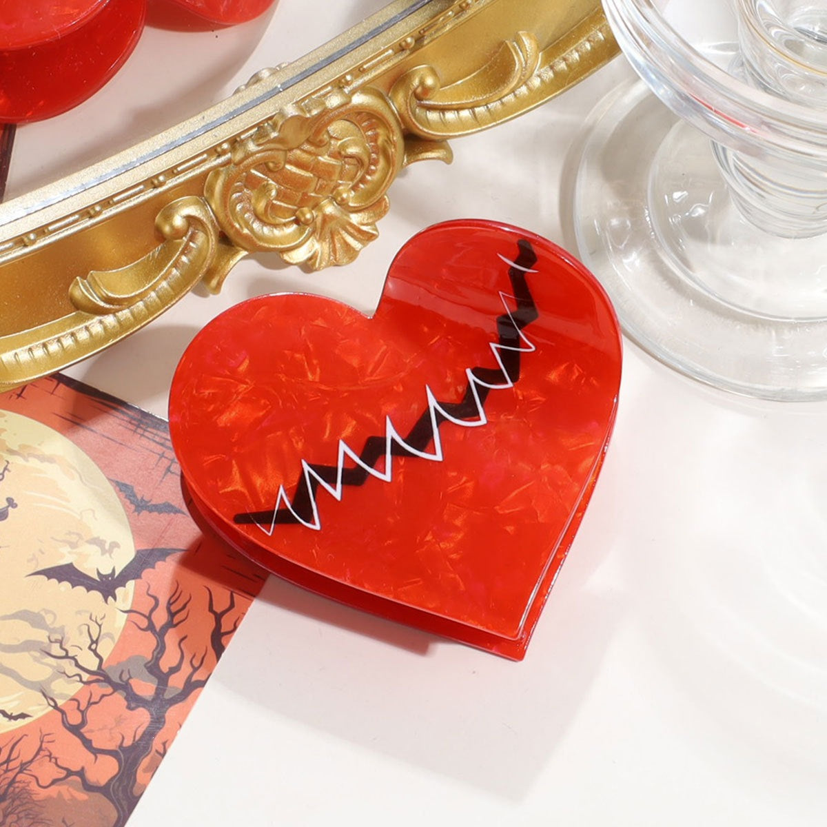Creepy Cute Hair Claw Clip for Halloween - C2