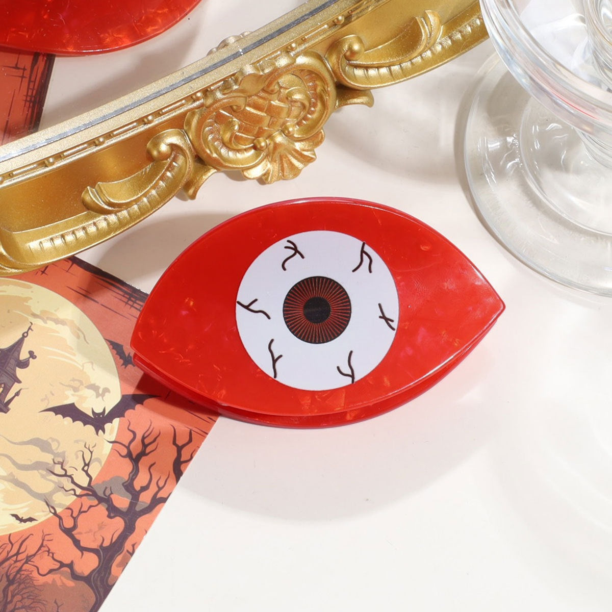 Creepy Cute Hair Claw Clip for Halloween - C7