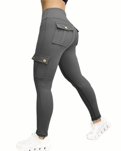 Flap Cargo Pocket High Waist Workout Leggings