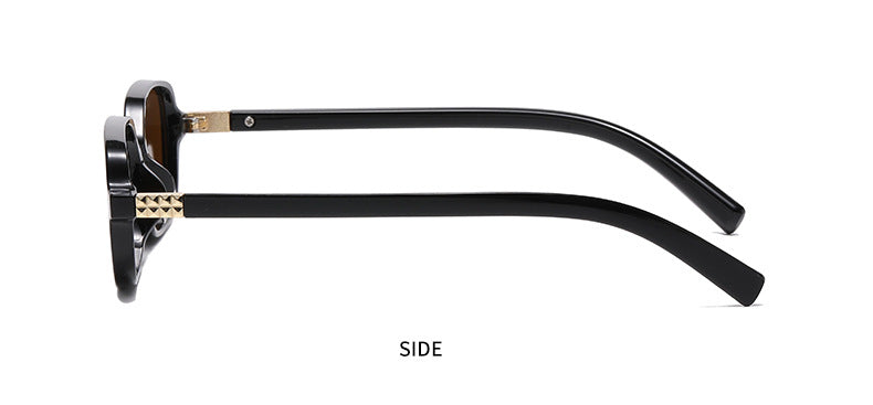 Small Rectangle Frame Retro Sunglasses - view 1