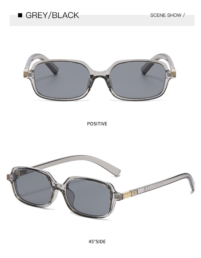 Small Rectangle Frame Retro Sunglasses - view 10