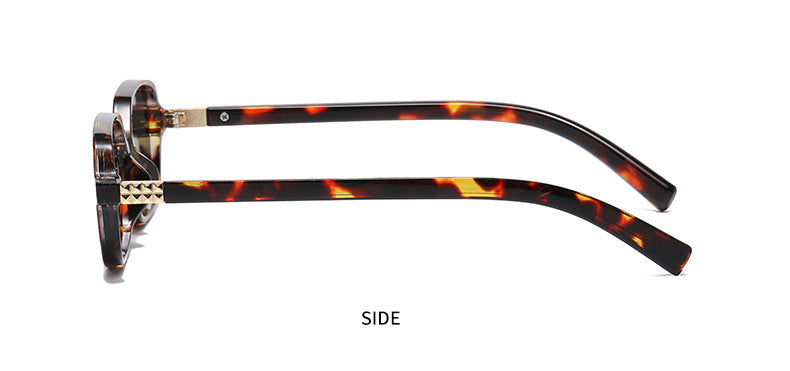 Small Rectangle Frame Retro Sunglasses - view 3