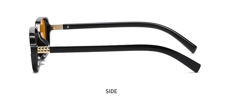 Small Rectangle Frame Retro Sunglasses - view 5