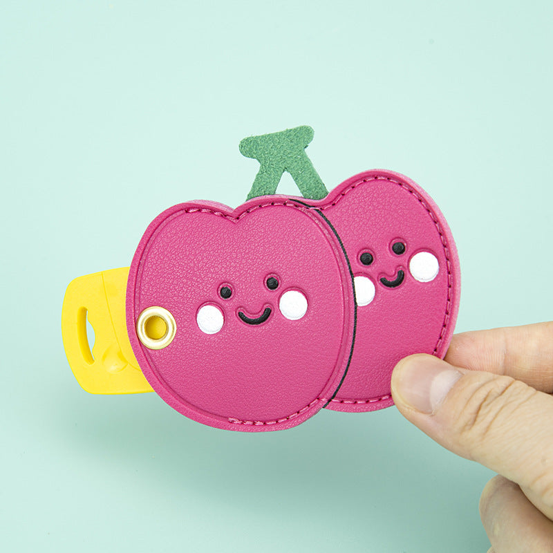 Smiling Fruit and Koi Bag Charm - Cherry - 1