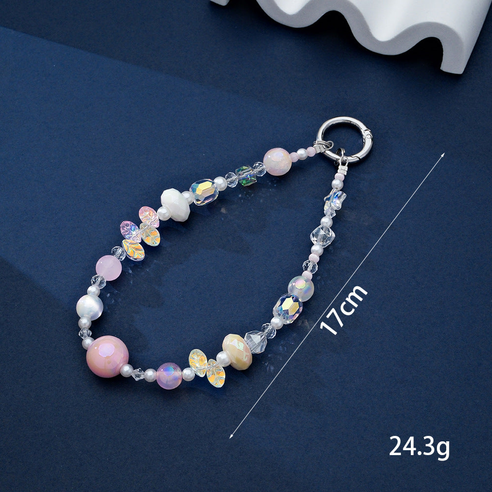 Moon & Bow Pearl-Bead Crystal Phone Wristlet - NO-4 - 2
