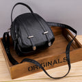 Mini Dome Top Handle Crossbody Bag - Black