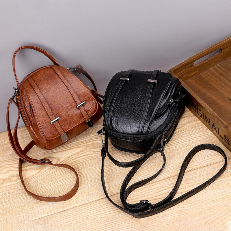 Mini Dome Top Handle Crossbody Bag