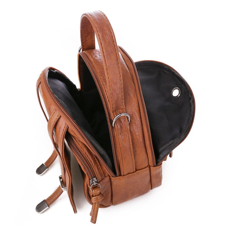 Mini Dome Top Handle Crossbody Bag