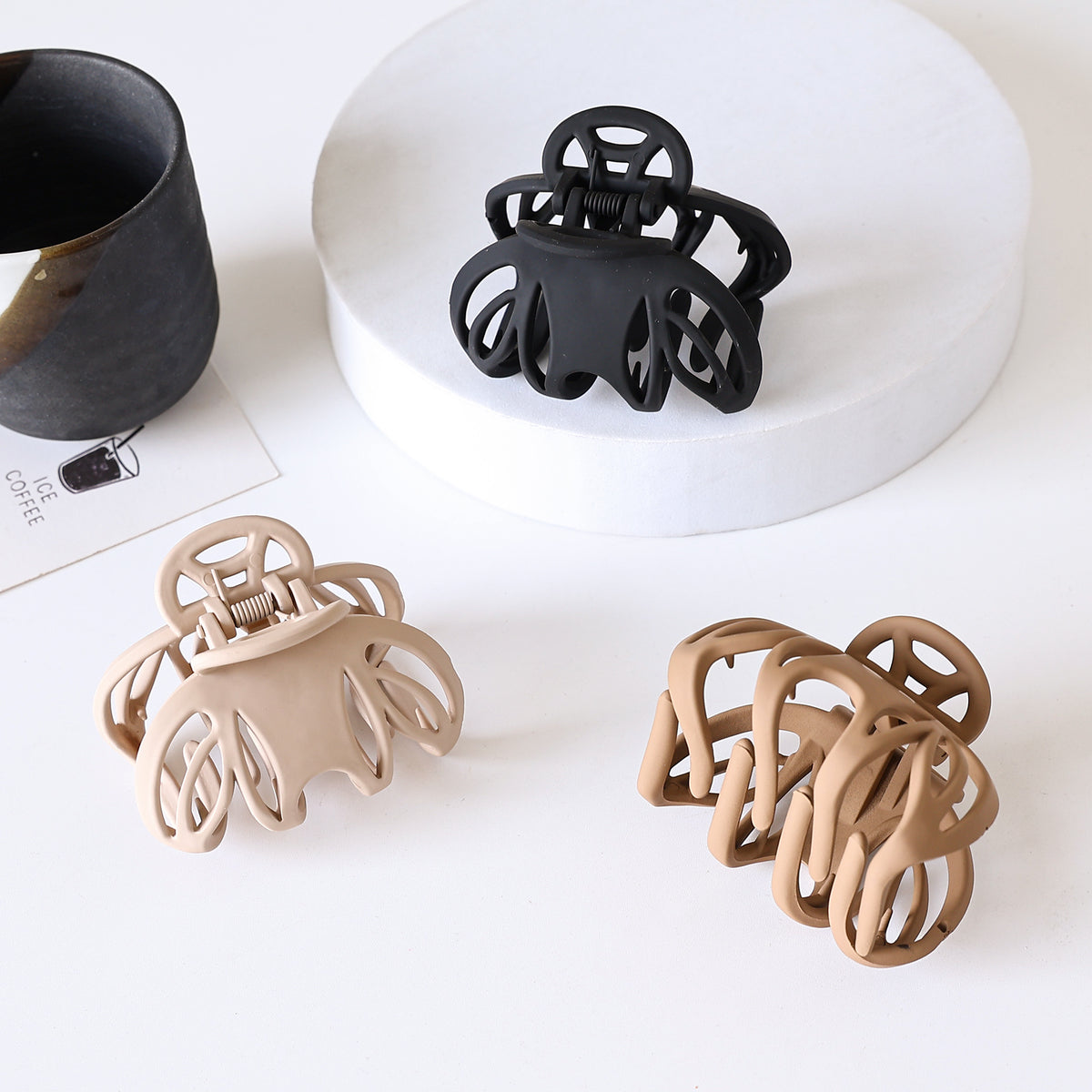 Matte Openwork Pumpkin Hair Claw Clip - view 4