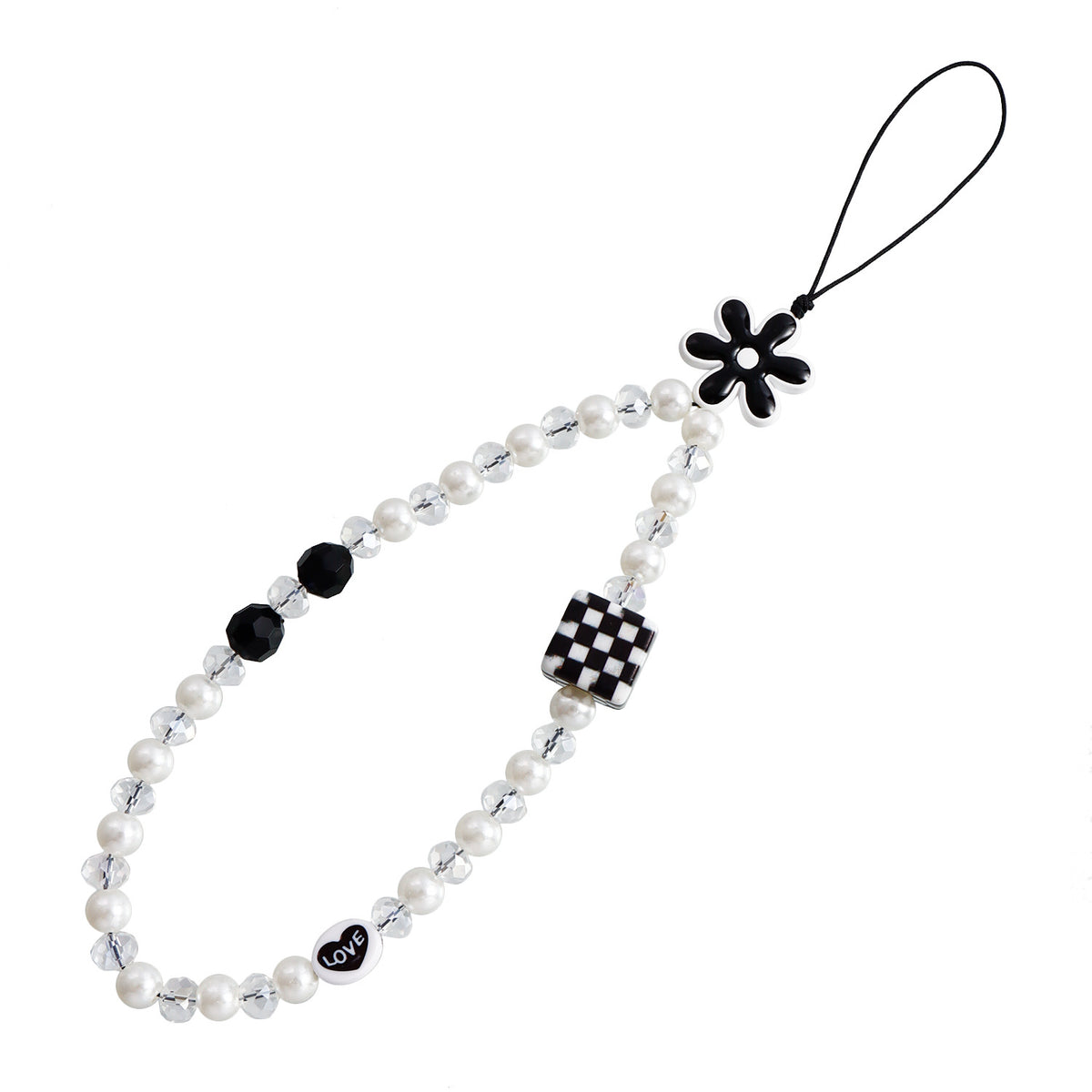 Hand Beaded Phone Charm Strap - Color_02
