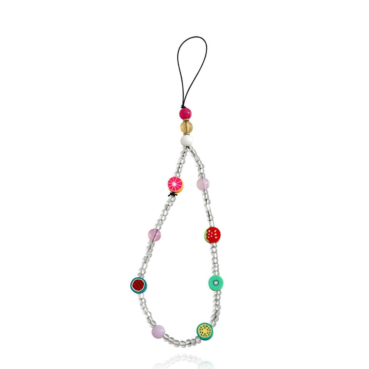Hand Beaded Phone Charm Strap - Color_06
