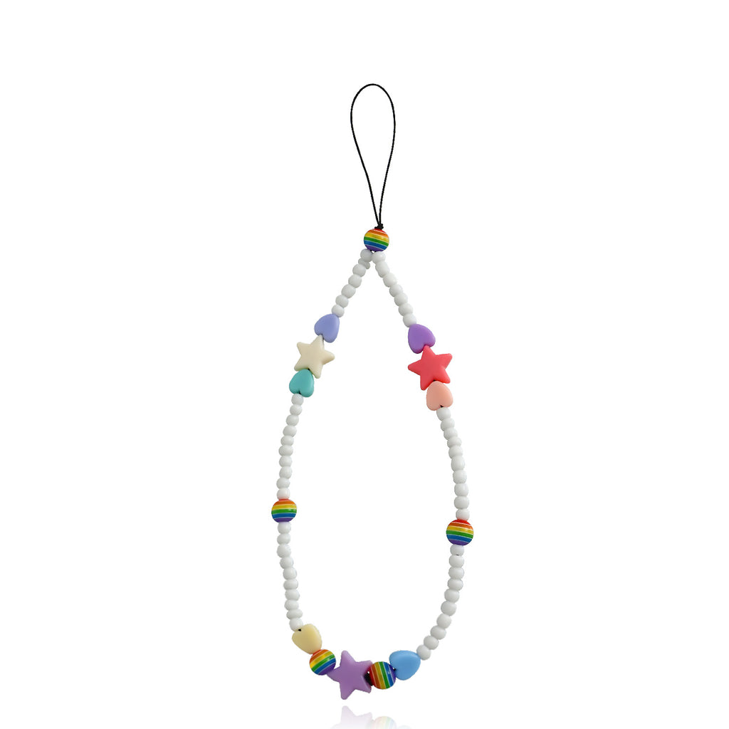 Hand Beaded Phone Charm Strap - Color_09