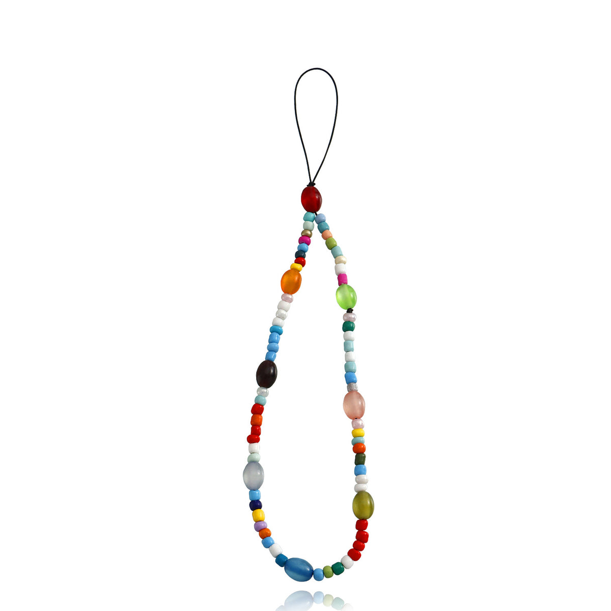 Hand Beaded Phone Charm Strap - Color_11