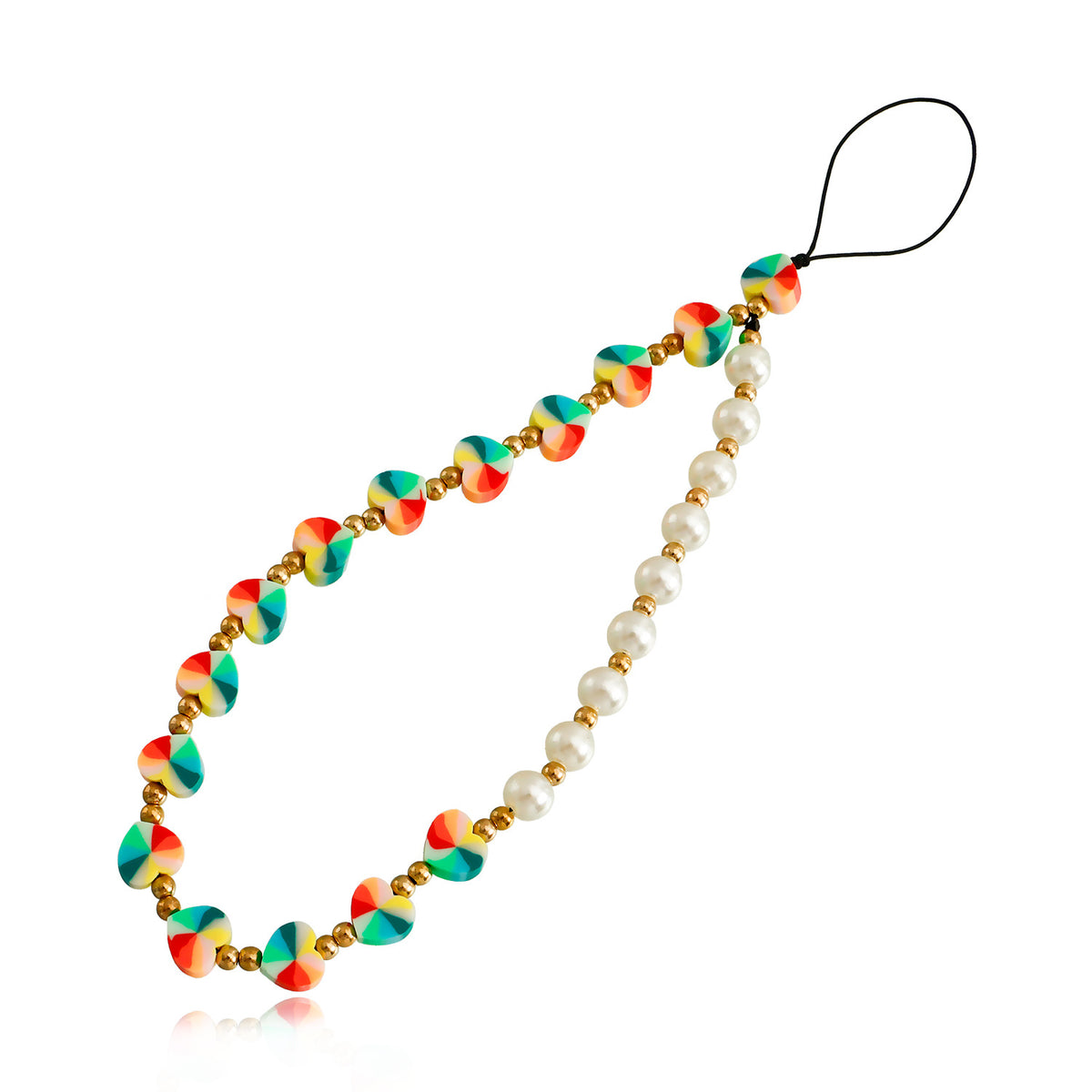 Hand Beaded Phone Charm Strap - Color_13