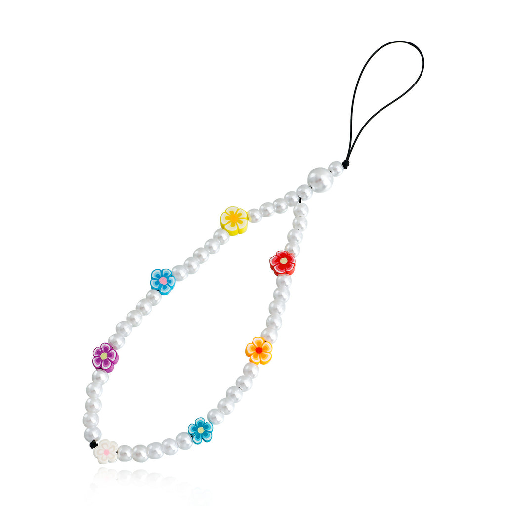 Hand Beaded Phone Charm Strap - Color_14