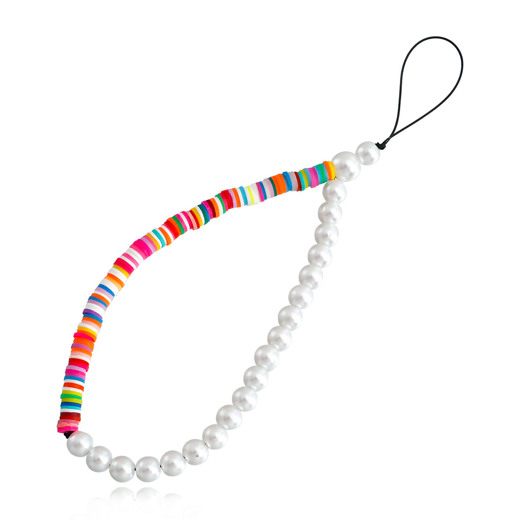 Hand Beaded Phone Charm Strap - Color_16