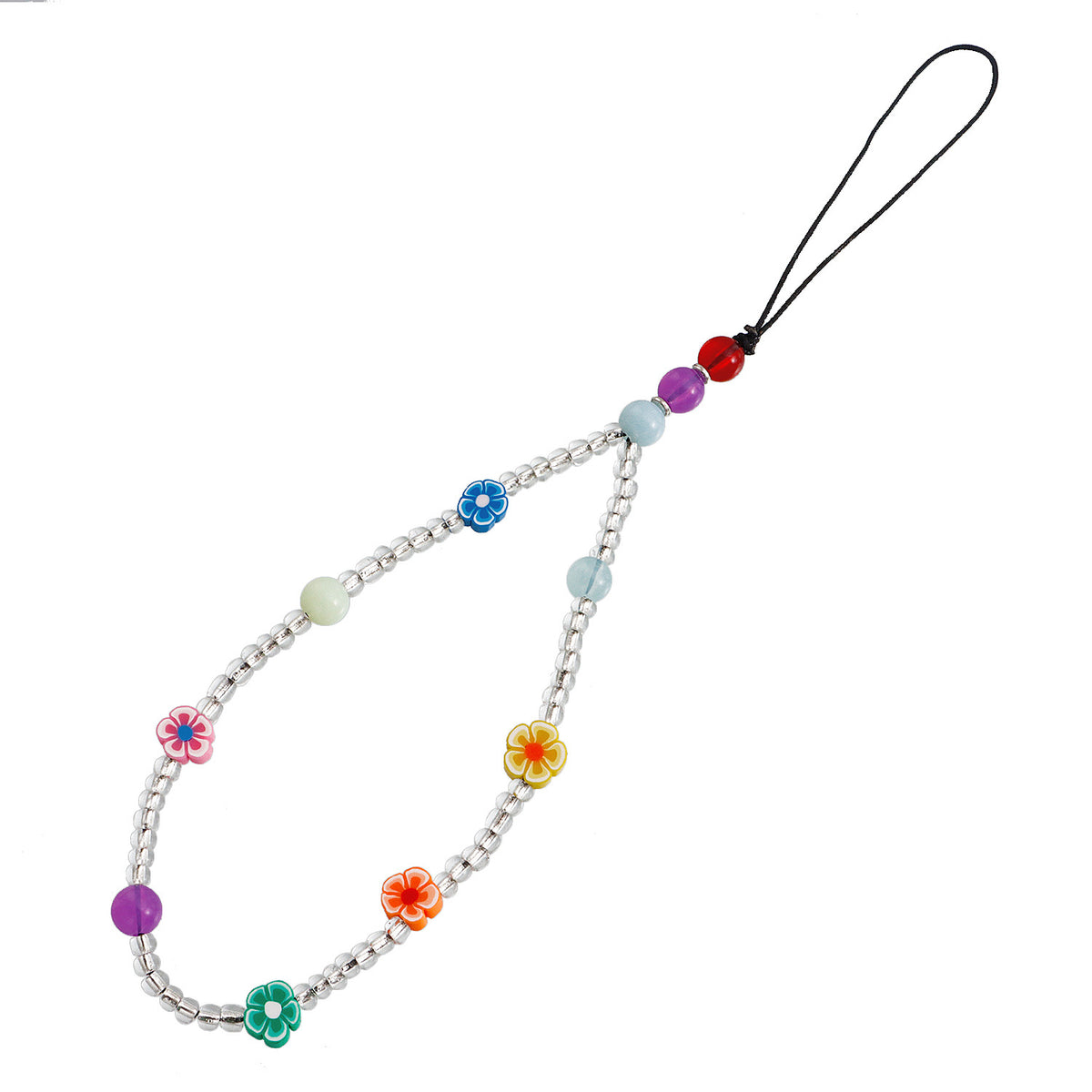 Hand Beaded Phone Charm Strap - Color_27