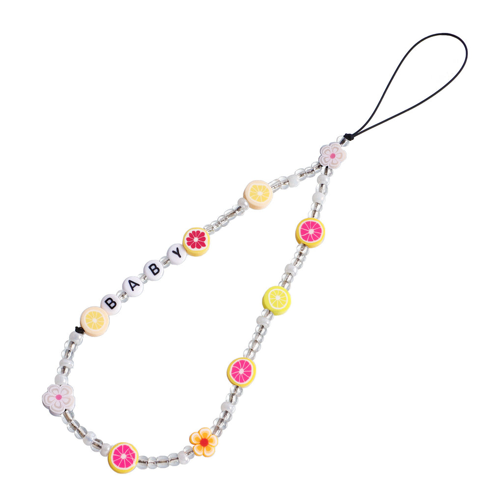 Hand Beaded Phone Charm Strap - Color_29