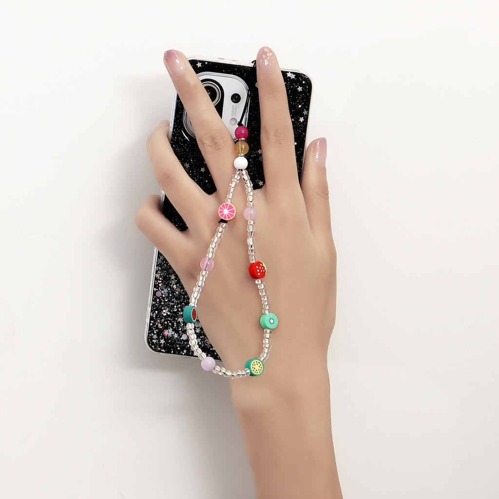 Hand Beaded Phone Charm Strap - view 2