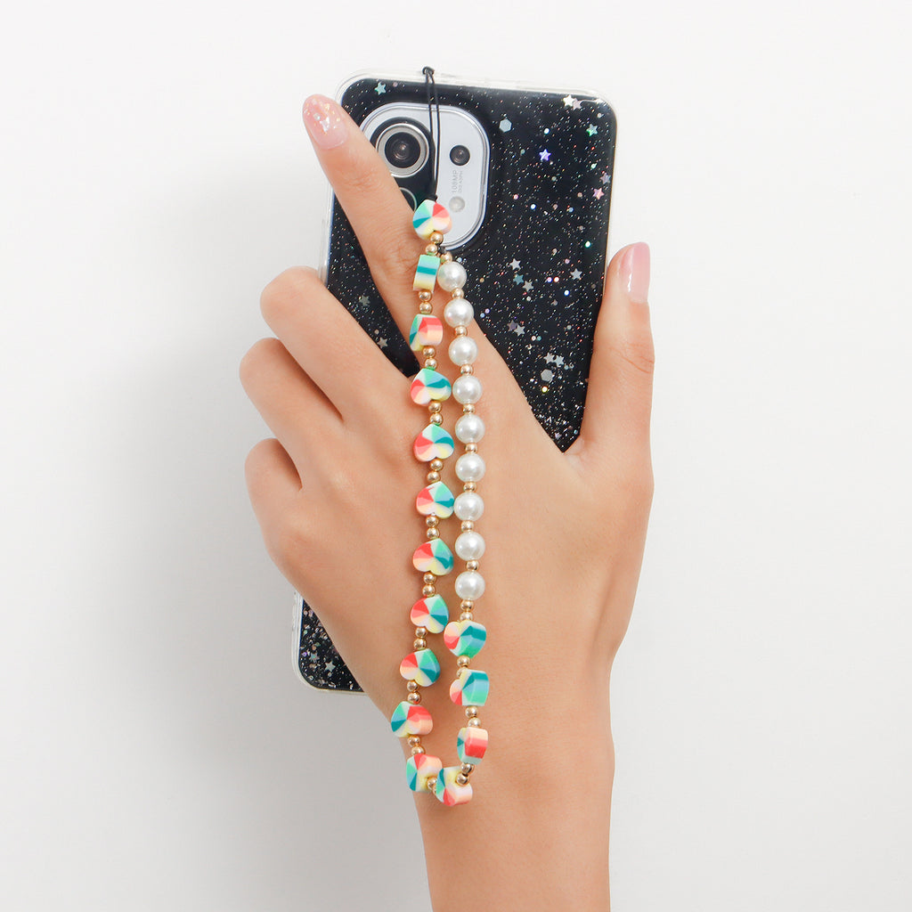 Hand Beaded Phone Charm Strap - view 3