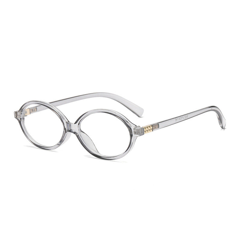Retro Oval Frame Tinted Sunglasses - NO09