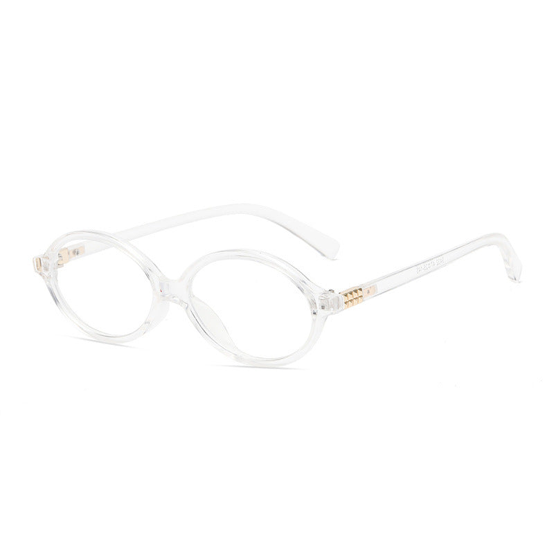 Retro Oval Frame Tinted Sunglasses - NO10