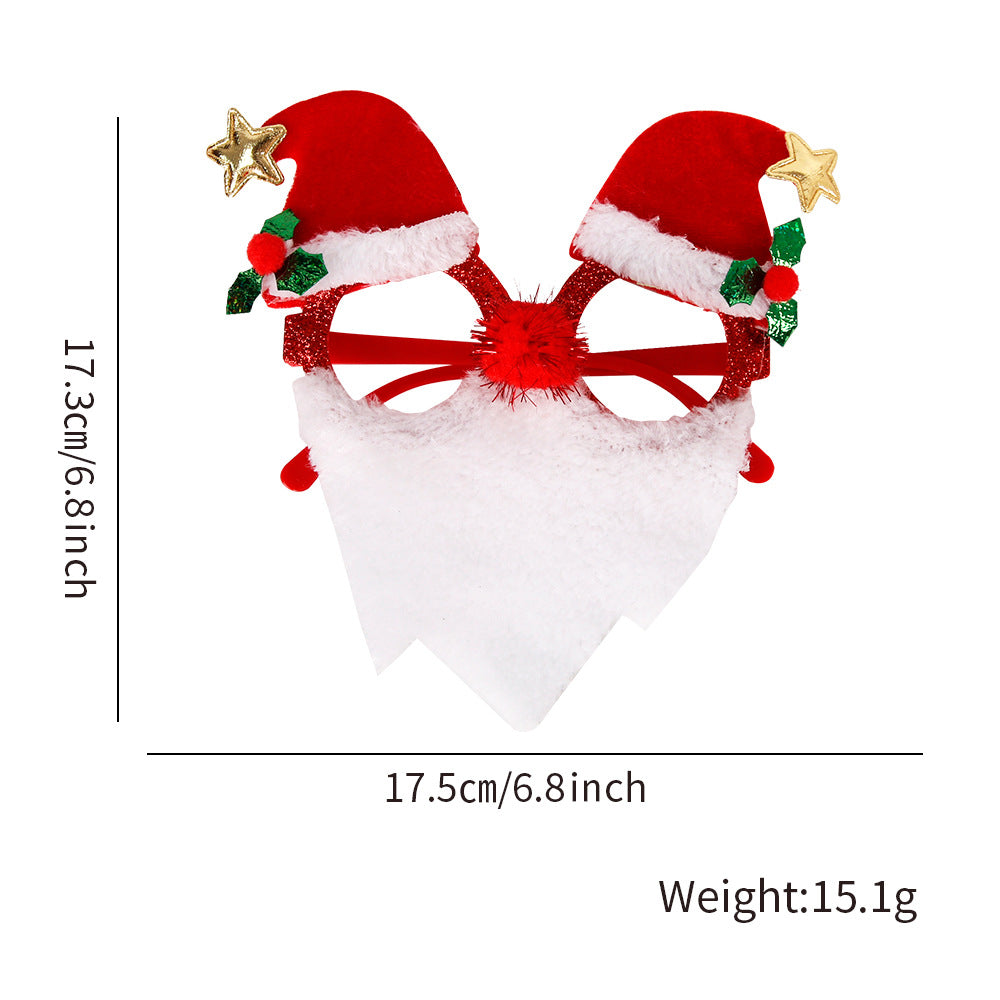 Glitter Christmas Novelty Party Glasses - Color_2