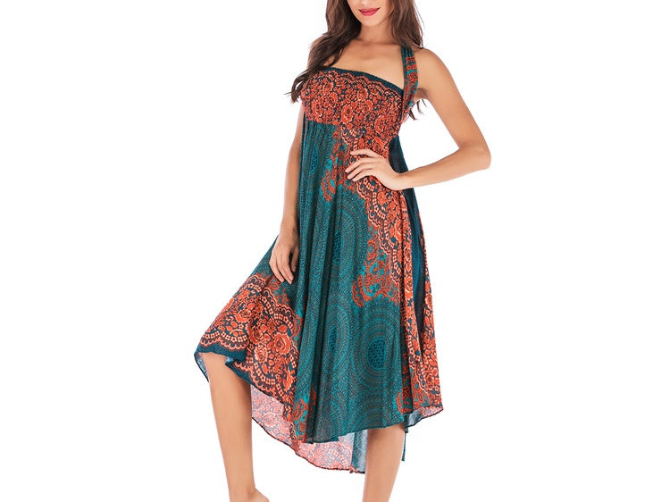 Boho Mandala Two Way Maxi Skirt - view 5