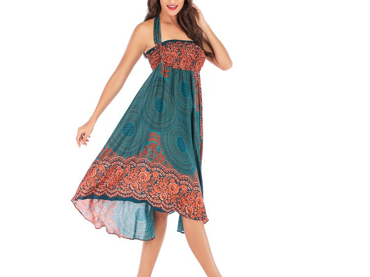 Boho Mandala Two Way Maxi Skirt - view 6
