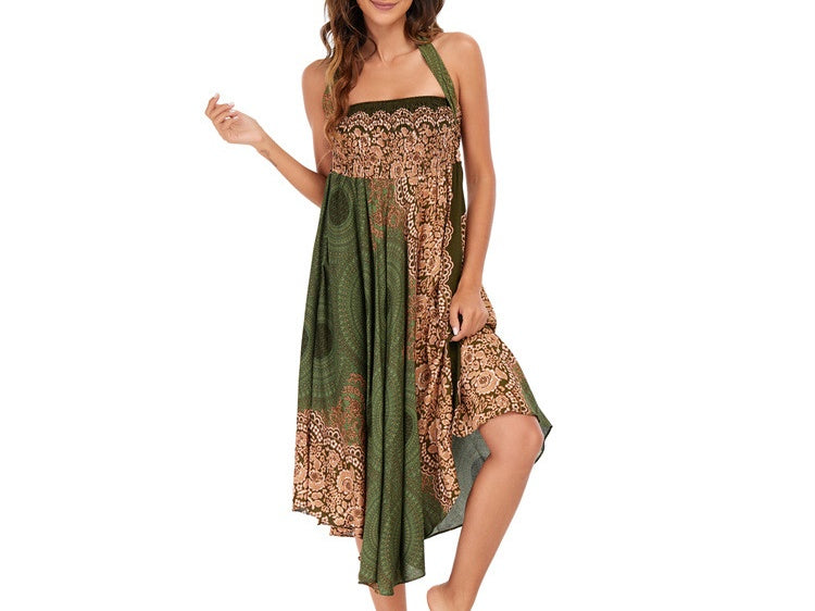 Boho Mandala Two Way Maxi Skirt - view 8