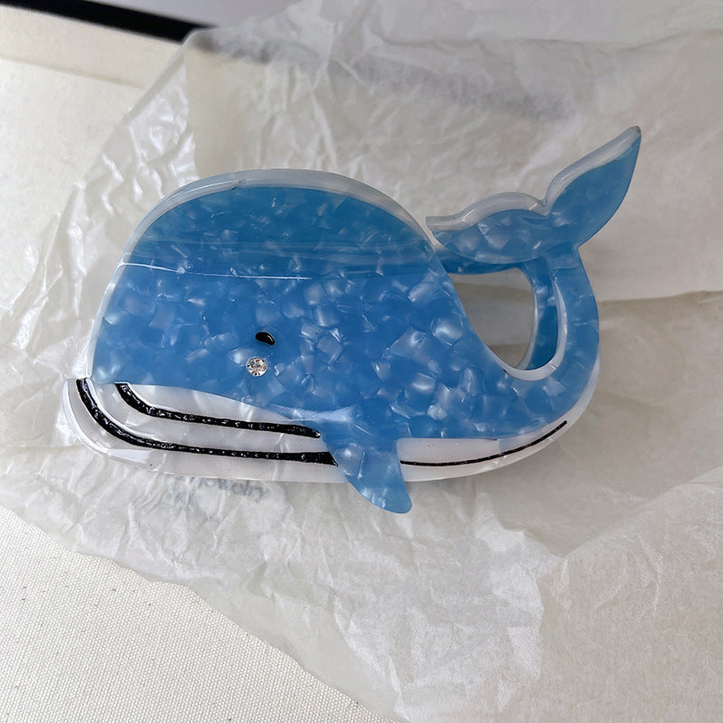 Sea Creature Hair Claw Clip Barrette - Color_01