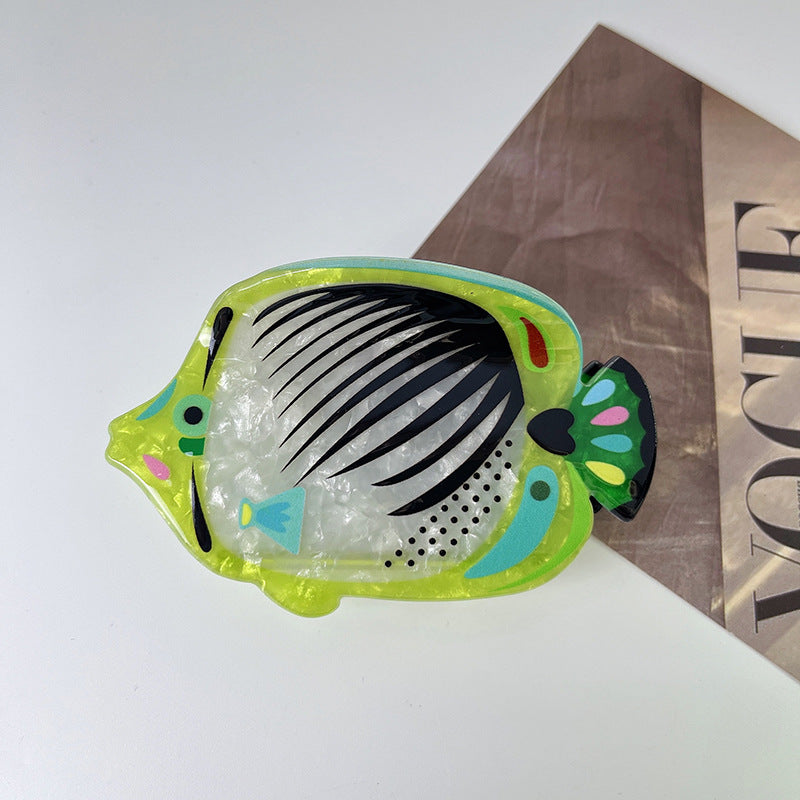 Sea Creature Hair Claw Clip Barrette - Color_08