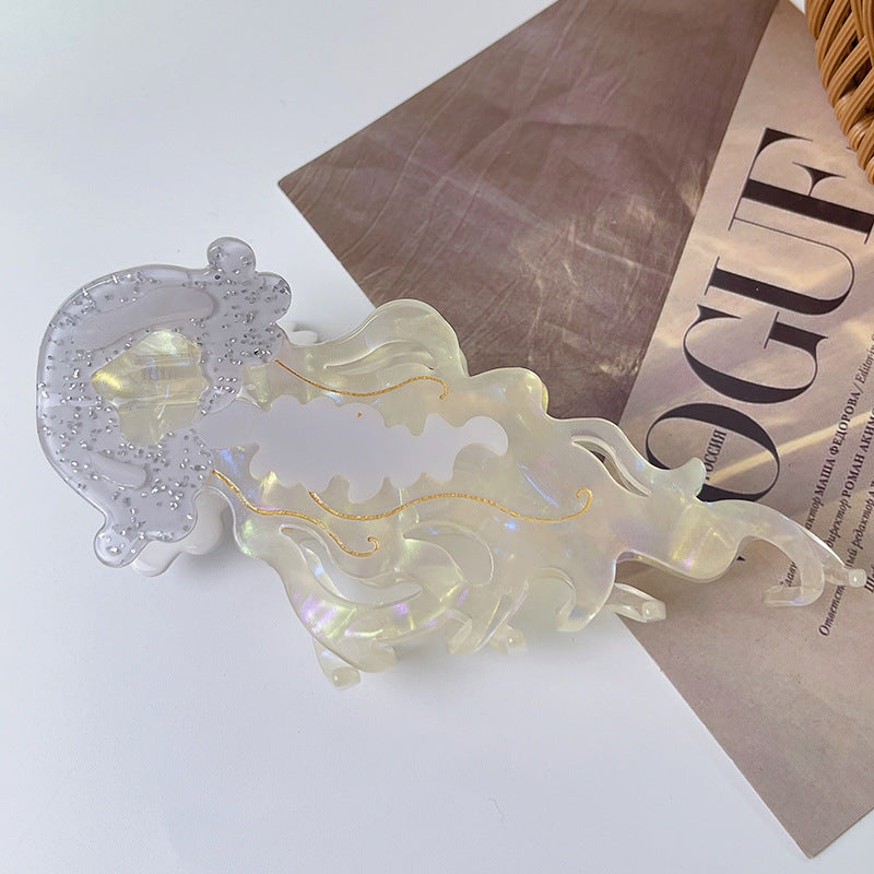 Sea Creature Hair Claw Clip Barrette - Color_24