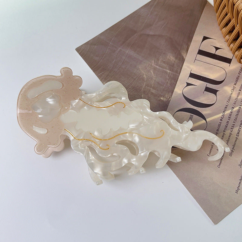 Sea Creature Hair Claw Clip Barrette - Color_25