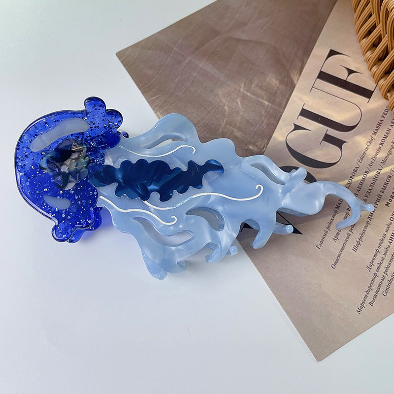 Sea Creature Hair Claw Clip Barrette - Color_28