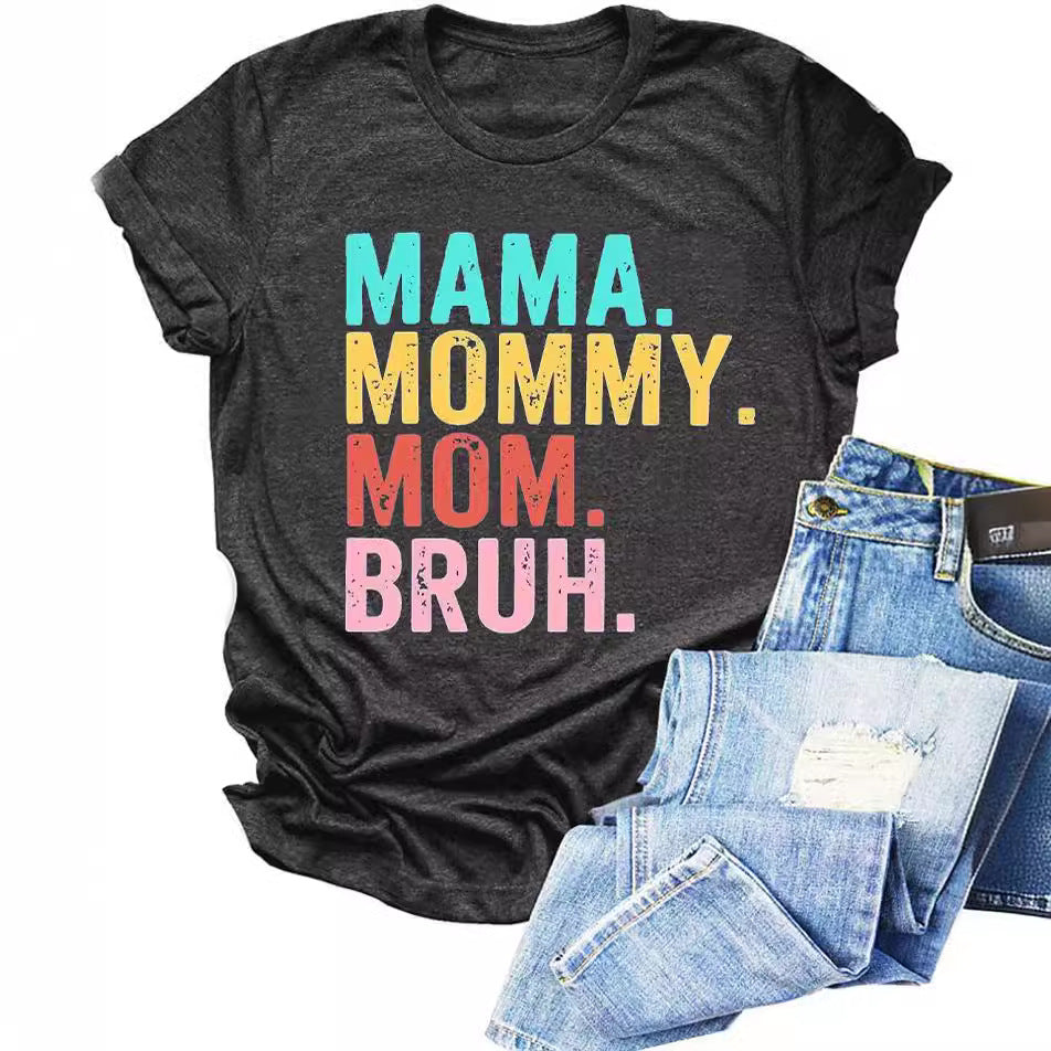 Mama Graphic Short Sleeve Tee - Color_01