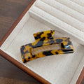 Rectangular Cutout Acetate Hair Claw Clip - NO_1