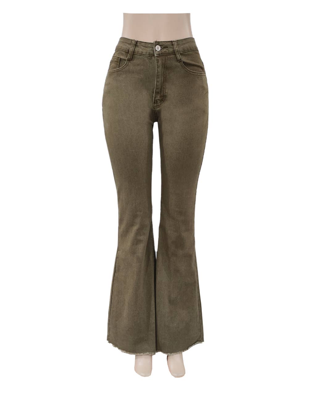 High Waist Vintage Slim Flare Jeans