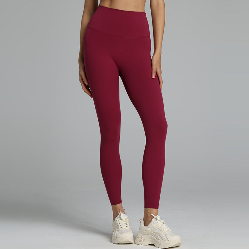 Buttery Soft High Rise Yoga Leggings - Red