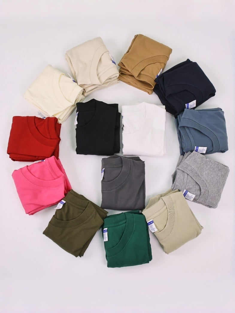 Boxy Drop Shoulder Heavyweight Cotton Tee - view 1