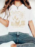 Witch Book Club Graphic Tee - White