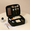 Portable Travel Makeup Case With Brush Holders - A1