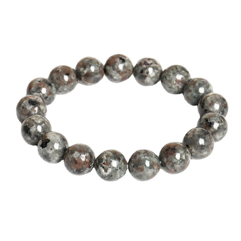 Yooperlite Flame Stone Bead Bracelet - Yooperlite