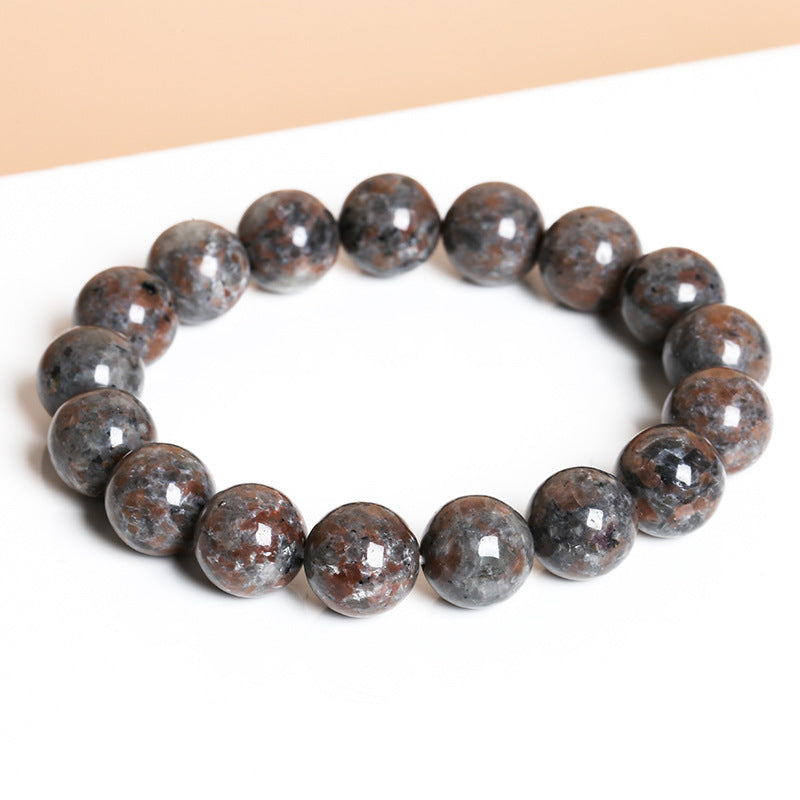 Yooperlite Flame Stone Bead Bracelet - Yooperlite - 1