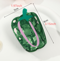 Tomato and Pepper Vegetable Claw Clip - Green