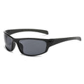 Mirrored Lens Sport Wrap Sunglasses - C1