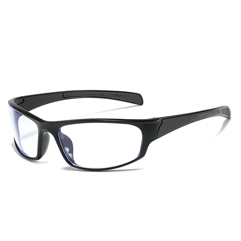 Mirrored Lens Sport Wrap Sunglasses - C15